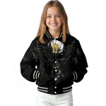 pittsburgh pirates skull bite black varsity jacket best selling
