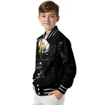 pittsburgh pirates skull bite black varsity jacket best selling