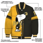 pittsburgh pirates snoopy attitude black varsity jacket best selling