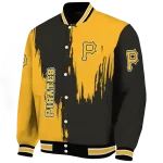 pittsburgh pirates urban mark black varsity jacket best selling