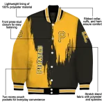 pittsburgh pirates urban mark black varsity jacket best selling