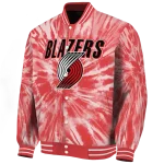 portland trail blazers dynamic rings red varsity jacket best selling