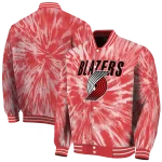 portland trail blazers dynamic rings red varsity jacket best selling