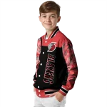 portland trail blazers fire skull red black varsity jacket best selling
