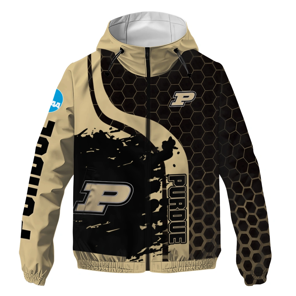 purdue boilermakers grid streak gold black windbreaker jacket best selling purdue boilermakers grid streak gold black windbreaker jacket best selling
