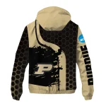 purdue boilermakers grid streak gold black windbreaker jacket best selling