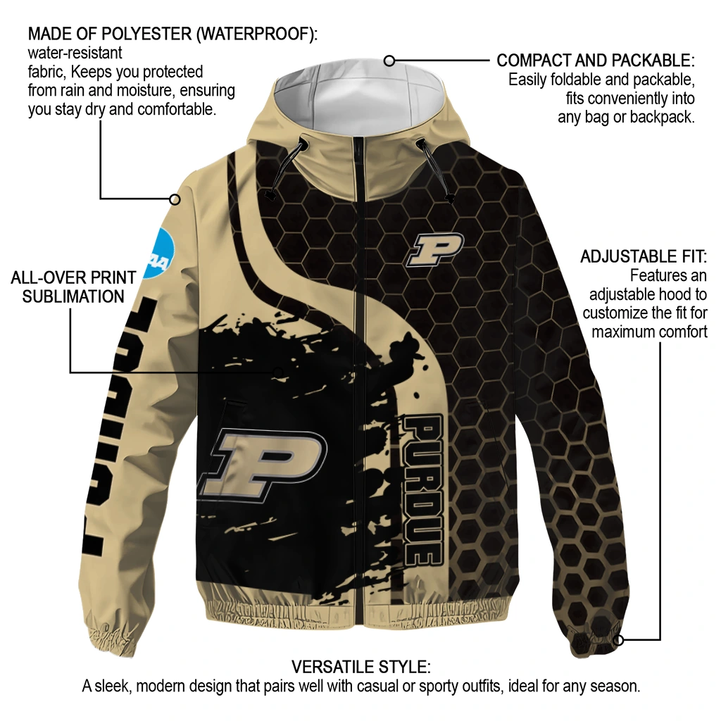 purdue boilermakers grid streak gold black windbreaker jacket new arrival purdue boilermakers grid streak gold black windbreaker jacket new arrival