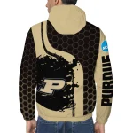 purdue boilermakers grid streak gold black windbreaker jacket best selling