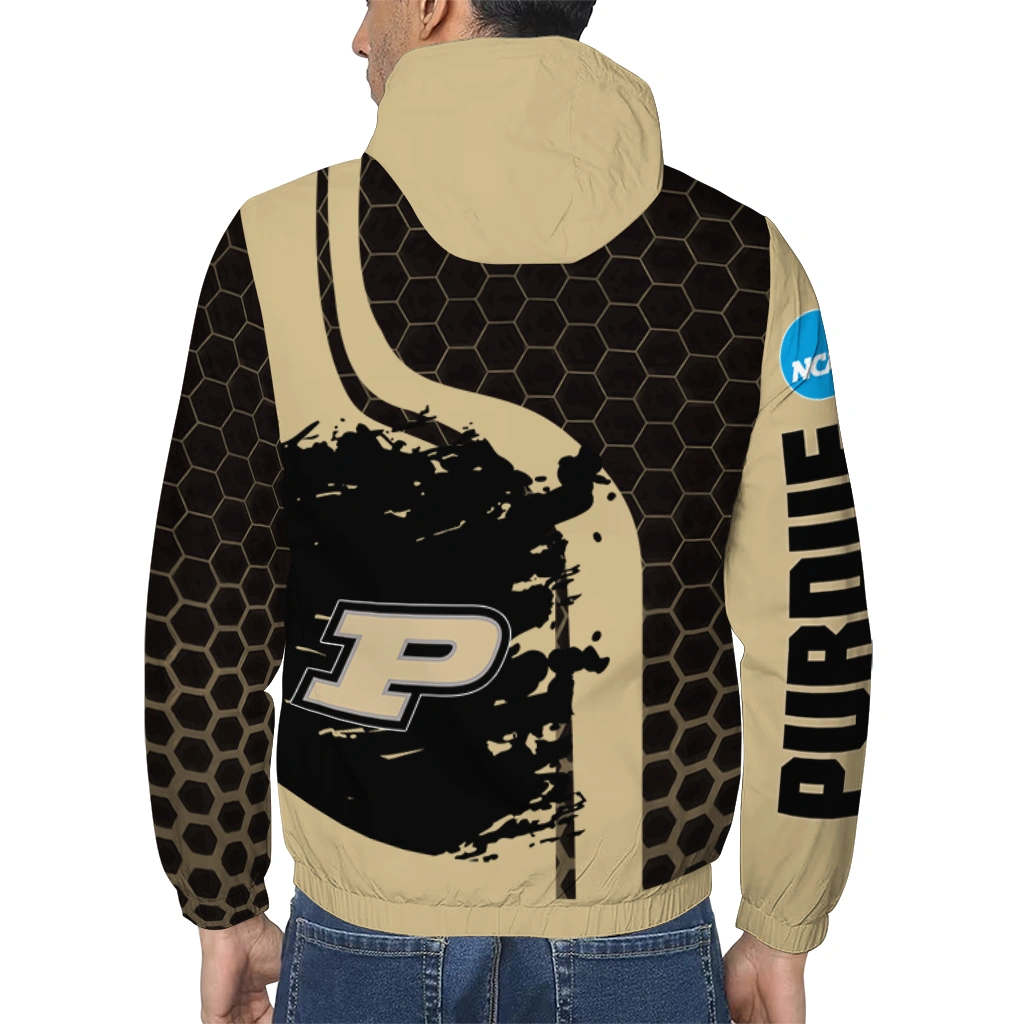purdue boilermakers grid streak gold black windbreaker jacket trendy purdue boilermakers grid streak gold black windbreaker jacket trendy
