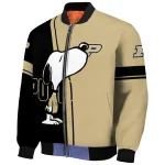 purdue boilermakers snoopy attitude gold bomber jacket best selling