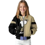 purdue boilermakers snoopy attitude gold bomber jacket best selling