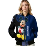 rice owls mickey mouse navy blue bomber jacket best selling