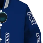 rice owls mickey mouse navy blue varsity jacket best selling