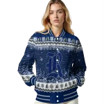 rice owls snowy pines navy blue varsity jacket best selling