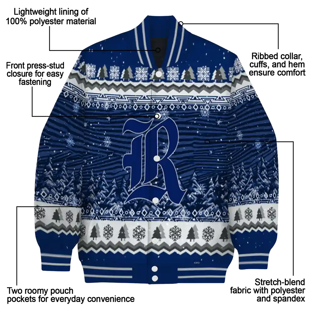 rice owls snowy pines navy blue varsity jacket new arrival rice owls snowy pines navy blue varsity jacket new arrival