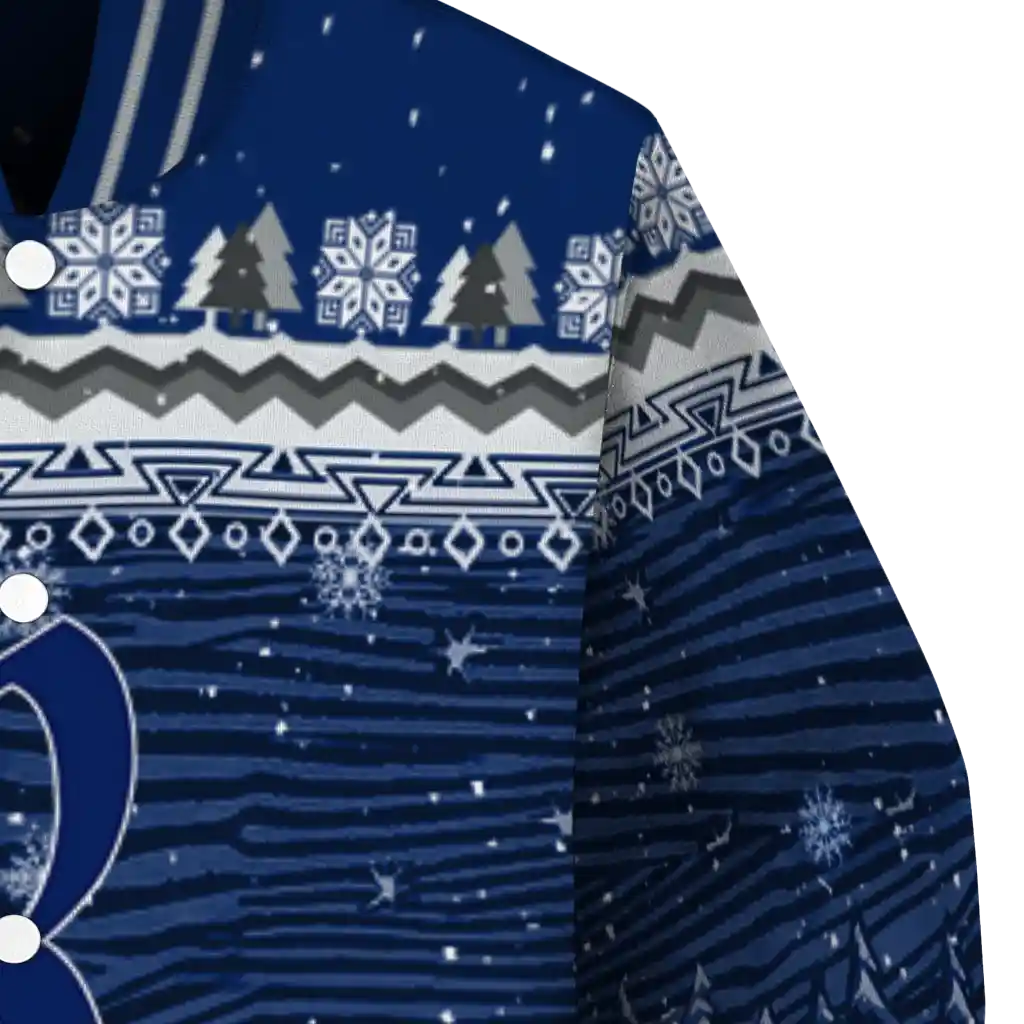 rice owls snowy pines navy blue varsity jacket premium grade rice owls snowy pines navy blue varsity jacket premium grade