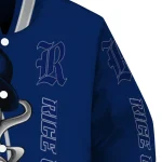 rice owls spooky grin navy blue varsity jacket best selling