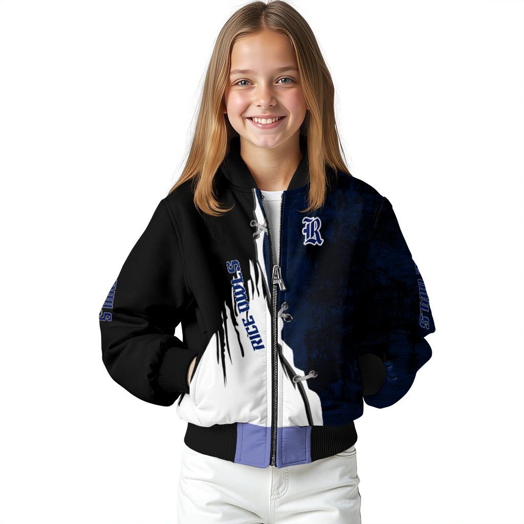 rice owls torn texture print navy blue black bomber jacket top rated rice owls torn texture print navy blue black bomber jacket top rated