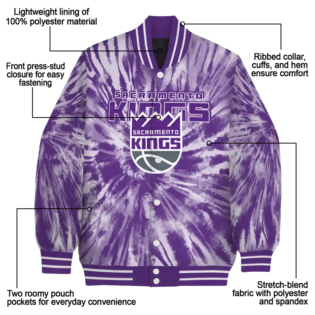 sacramento kings dynamic rings purple varsity jacket new arrival sacramento kings dynamic rings purple varsity jacket new arrival