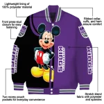 sacramento kings mickey mouse purple varsity jacket best selling