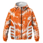sam houston bearkats dynamic heat wave orange windbreaker jacket best selling