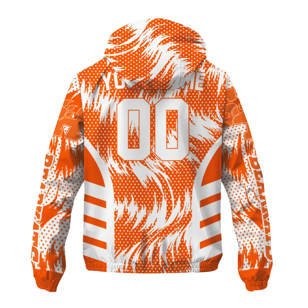 sam houston bearkats dynamic heat wave orange windbreaker jacket fashion forward sam houston bearkats dynamic heat wave orange windbreaker jacket fashion forward