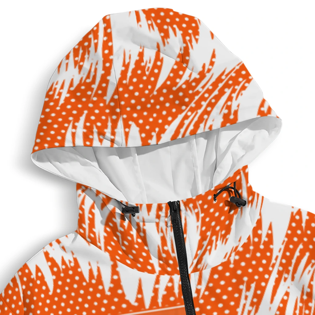 sam houston bearkats dynamic heat wave orange windbreaker jacket premium grade sam houston bearkats dynamic heat wave orange windbreaker jacket premium grade