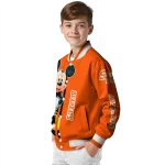 sam houston bearkats mickey mouse orange varsity jacket best selling