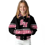 sam houston bearkats pink ribbon black pink varsity jacket best selling