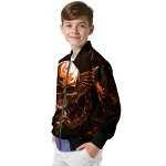sam houston bearkats skull bite orange black bomber jacket best selling
