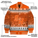 sam houston bearkats snowy pines orange varsity jacket best selling