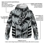 san antonio spurs dynamic heat wave silver windbreaker jacket best selling