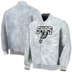 san antonio spurs dynamic rings silver varsity jacket best selling
