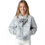 san antonio spurs dynamic rings silver varsity jacket best selling
