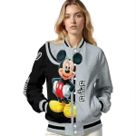 san antonio spurs mickey mouse silver varsity jacket best selling