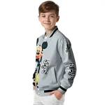 san antonio spurs mickey mouse silver varsity jacket best selling
