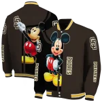 san diego padres mickey mouse brown varsity jacket best selling