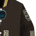 san diego padres mickey mouse brown varsity jacket best selling