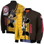 san diego padres minnie mouse brown bomber jacket best selling
