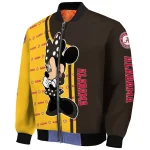 san diego padres minnie mouse brown bomber jacket best selling