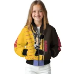san diego padres minnie mouse brown bomber jacket best selling