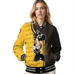 san diego padres minnie mouse brown varsity jacket best selling