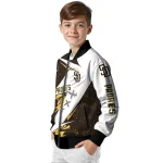 san diego padres ripped bolt brown white bomber jacket best selling