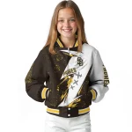 san diego padres ripped bolt brown white varsity jacket best selling