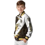 san diego padres ripped bolt brown white varsity jacket best selling