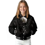 san diego padres skull bite brown black varsity jacket best selling