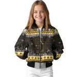 san diego padres snowy pines brown bomber jacket best selling