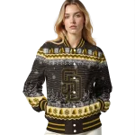 san diego padres snowy pines brown varsity jacket best selling