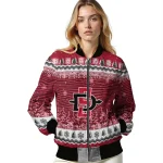 san diego state aztecs snowy pines red bomber jacket best selling