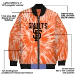 san francisco giants dynamic rings orange bomber jacket best selling